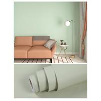 PVC Morandi Vienspalviai Lipni Tapetai Miegamojo Svetainės Vandeniui Atsparūs Sienos Lipdukai „Pasidaryk Pats“ Namų Sienų Dekoras 40cm*10m gray