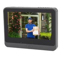 Door Peephole Camera 1080P Smart Video Doorbell with PIR Motion Detection 5000mah Rechargeable Battery 4.3in Visual