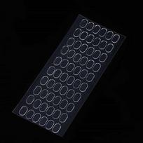 Self Adhesive Stickers Double-Sided Patch Fixed Fastener Tape  Doll 60pcs