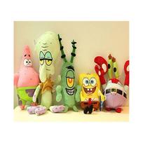 (6PC) 6pc SpongeBob Plush Toy Patrick Star Squidward Tentacles Gary soft Toy