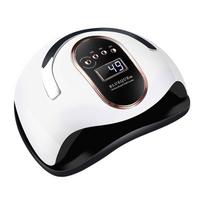 BLUEQUE LED nagų lempa 168W Greitas gelio kietinimo lempa Balta Nešiojama UV šviesa