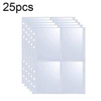 A5 PU Leather Kpop Photocard Binder, 4-Pocket Collectors Album 25 Pages 200 Card Slots, Portable Trading Card Organizer