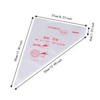 100PCS Disposable Icing Bags PP Disposable Piping Bags Thickened Hygienic Pastry Bags  Bakery M