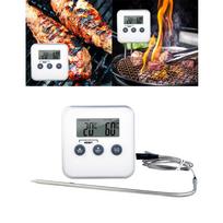 Digital Oven Alarm Thermometer & Timer Baking & Cooking Food Thermometer BBQ 1