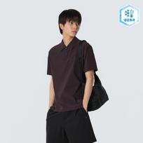 [Snowpeak] Lightweight Cordura Polo Short-Sleeve T-shirt Wine (S26MMPPS04) 95(M)