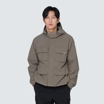 [Snowpeak] Route Utility Windbreaker Dark Khaki (S24FMRWB66) 100