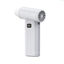 X9 USB C Fast Charging Handheld Fan with 100000 RPM, Equipped with Turbo Mode 5 Adjustable Gears and LED Lights Strong Wind balta