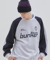 Bunker Buster Logo Jersey Sweatshirt Light Grey (Mo1Tu043-071) 095/Free