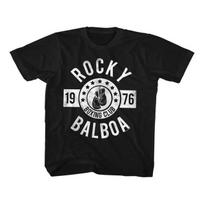 Camiseta Rocky Kids 1976 Boxing Club, Camiseta Negra XXL
