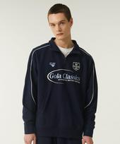 Golla Retro Sports Half Zip-Up [3 Color] Oatmeal/M