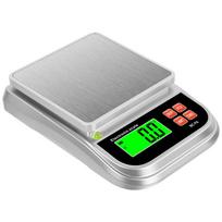 Hot-selling Electronic Scale, Kitchen Household Scale, Large Baking Size, 10kg (Gray,0.1 g&10KG&2 2 1 x 1 5 5 x 4 1 m m) pilka spalva