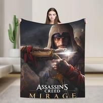 A-Assassins Game C-Creeds Warm Soft Blanket Picnic Plush Throw Blanket Funny Couch Chair Flannel Bedspread Sofa Bed Cover Size: 75*100cm, Weight: 230 GSM