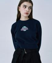 Million Day Million Ping-Pong Crop Sweatshirt Black/Free