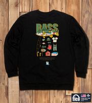 Doldol Fico-Mtm-225 Extreme Fishing Brand Pico Graphic Sweatshirt Long Sleeve Light Gray/M