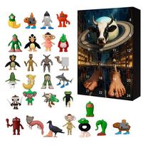 Italian Brainrot Advent Calendar Brainrot Toy Figure Shinpanzinni Tralala Tung Tung Sahur Countdown Calendar 24 Day For Kid Gift