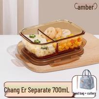 Lock&Lock Partitioned Glass Bento Lunch Box
