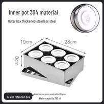 Stainless Steel Food Sample and Spice Jar Set