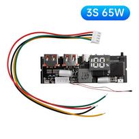 QC3.0 3S 4S 5S 65W 100W Power Bank Double C Port Two way Charge Mobile  Module 18650 Charger Temperature Protection Power Supply 3S65W