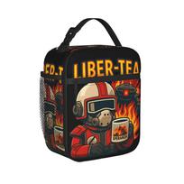 Arc Raiders Liber Tea Insulated Lunch Bags Thermal Bag Reusable,Lunch Container  Portable Tote Lunch Box Food Handbags One Size
