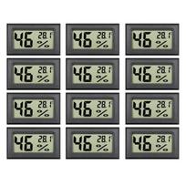 Hygrometer Thermometer Temperature Humidity Gauge Monitor Aquarium Thermometer 1 juoda