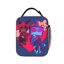 Valentines Alastor and Vox radiostatic Insulated Lunch Bag Cooler Bag Reusable,Meal Container Tote Lunch Box Girl Boy One Size
