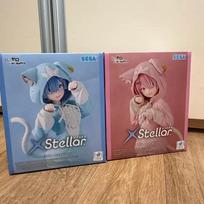 (Unopened, genuine) Sega RE:Zero Rem/Ram figures (2 types) sold together.