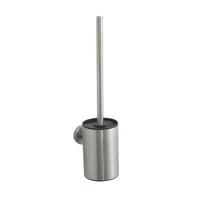 No-Drill Toilet Brush and Holder Set Long Handle 360° Deep Cleaning Wall-Mounted Bathroom Toilet Scrubber