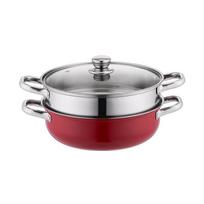 28cm Double-Layer Stainless Steel Steaming Hot Pot Set