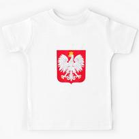 Polska Eagle Emblem Poland Flag Polish Culture Pierogi Gift Kids T-Shirt 100