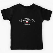 Szczecin Polska (Poland) Polish Coordinates Kids T-Shirt 150