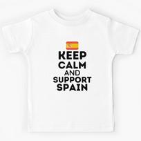 Keep Calm And Support Spain | World Cup Kids T-Shirt 140