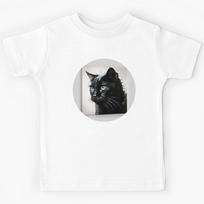 Cat Noir #982 | Black Cat Kids T-Shirt 110