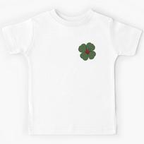 ucky Ladybug - Four Leaf Clover Charm Kids T-Shirt 140