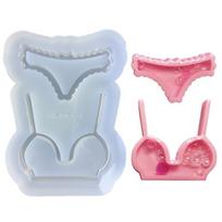Bikini Ornament Keychain Mold DIY Pendant Jewelry Epoxy Resin Crafting Molds 1