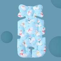 Cartoon Pattern High Chair Liner Pad Soft Stroller Accessories Stroller Seat Cushion  Toddler Use Style N