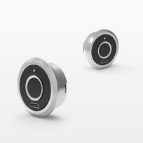Keyless Smart Fingerprint Cabinet  Locker Lock Office Drawer Lock (White,Wrong-Try Lockout&Card) balta