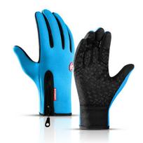 Winter Warm Ski Gloves Windproof Snow Mittens Snowboard Men S mėlyna