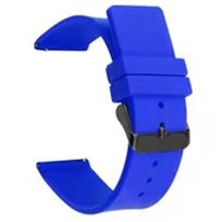 For Garmin Venu 3S Venu 2S Mini Watch Strap Replacement 18 mm Sports Style Silicone Watchband with Black Buckle As Shown mėlyna