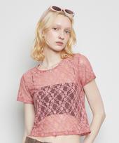 Latizen L3 Lace T-Shirt(Pink) Pink/Free