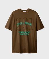 Basrak Moto Relax Short Sleeve T-Shirt Mocha Brown/1 Size