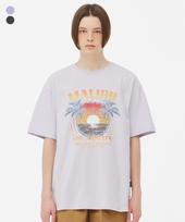 Groove Lime Malibu Peach Club Short Sleeve T-Shirt (Lrsmctr707M) Charcoal/M/Free