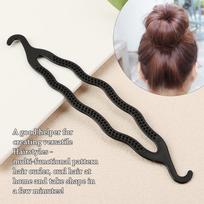 Tool Black Magic Bun Maker Hair Twist Stick Styling Clip black