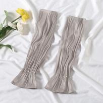 Lace Summer Sunscrean Sleeves Pearl Driving Arm Sleeves Ice Silk Sleeves Gloves  Outdoor Sports
