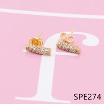 LVK6-V  Gold Tone Oval Clear CZ Halo Stud Earrings, 9mm Sparkling Cubic Zirconia Lightweight Studs Jewelry Gift for Women LV-BOX auksas