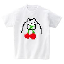 Awesome Us Cherry And Cat T-Shirts_4Color Cream/Xxl