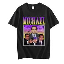 Michael Scott Vintage Retro Collage The Office T-shirt XXXL