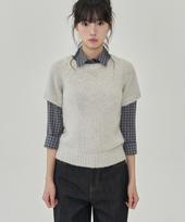 Tofi Woman W Half Sleeve Raglan Knit (Ash White) Ash White/S