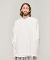 Cargo Bros Cb Ribbed Round Over Knit (Ivory) Free