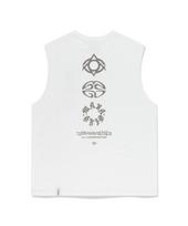 Maha Grid Eclipse Logos Sleeveless White(Mg2Emmt546A) White/S