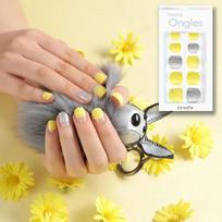 Free Glue Gel Nail Tips - 13 Fresh Lemon